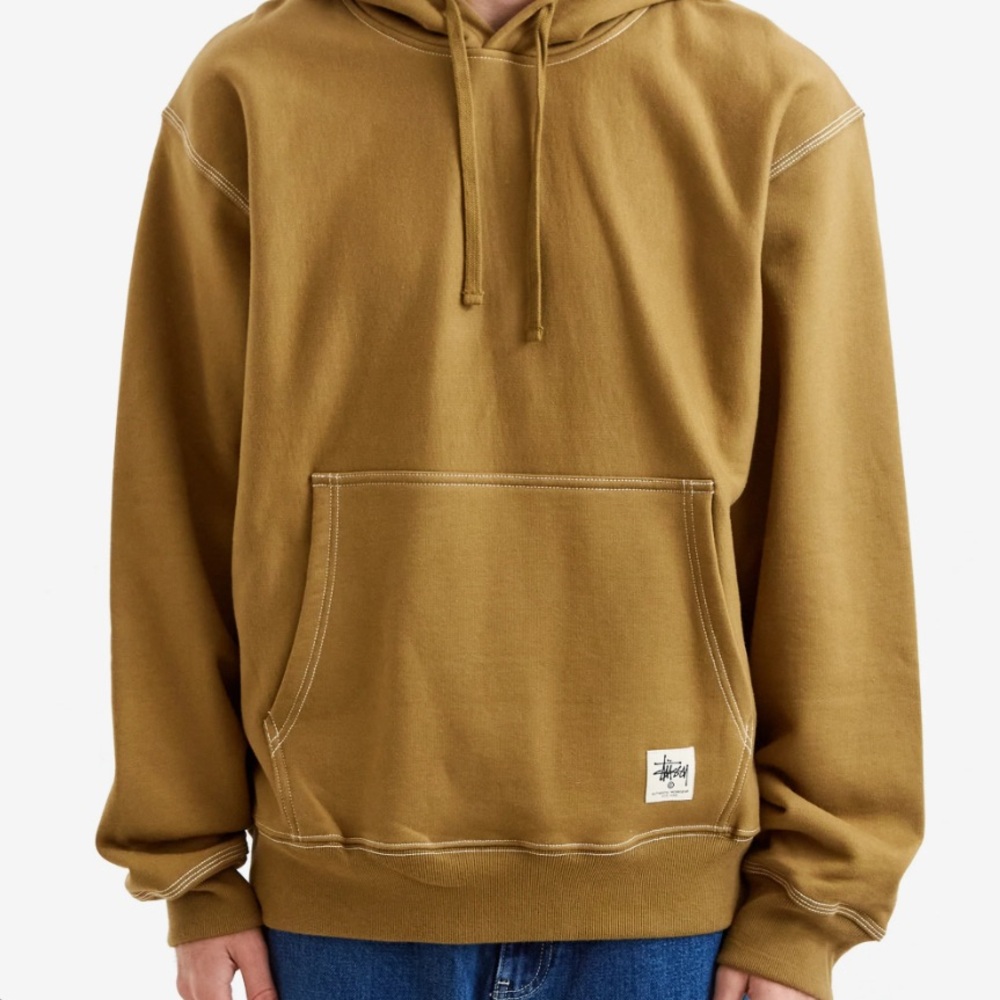 Stüssy Contrast Stitch Label Hoodie Olive
Size M - Picture 10 of 12